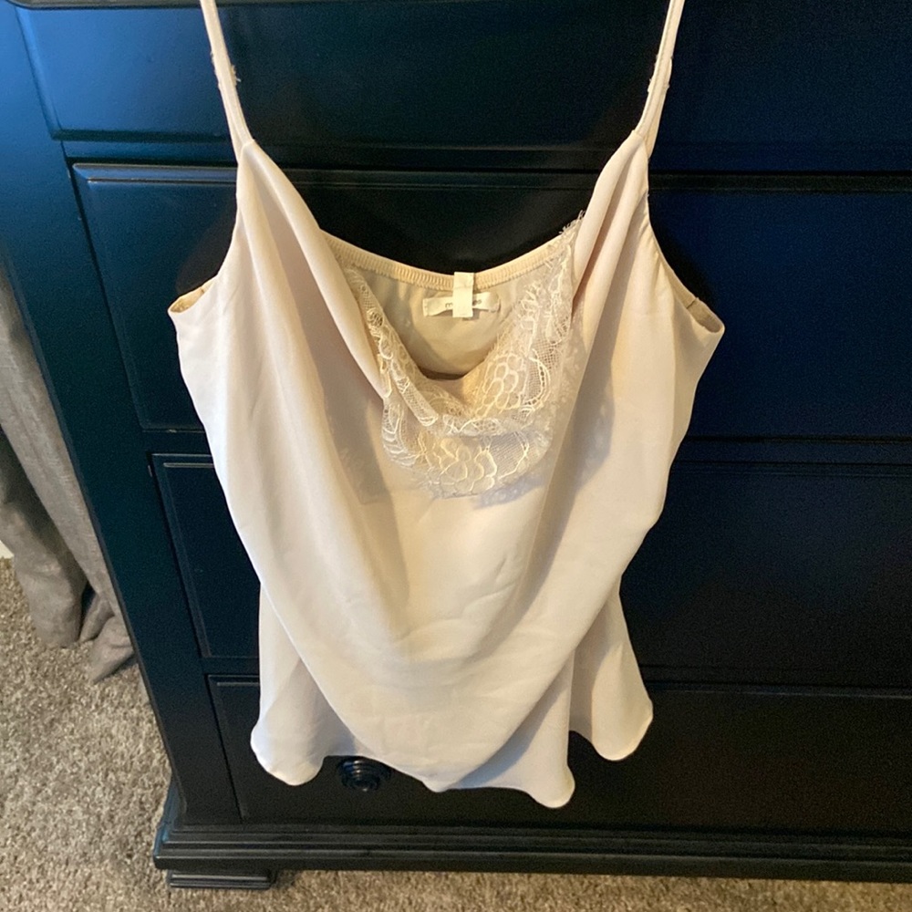 Maurices lace cowl neck cami tank